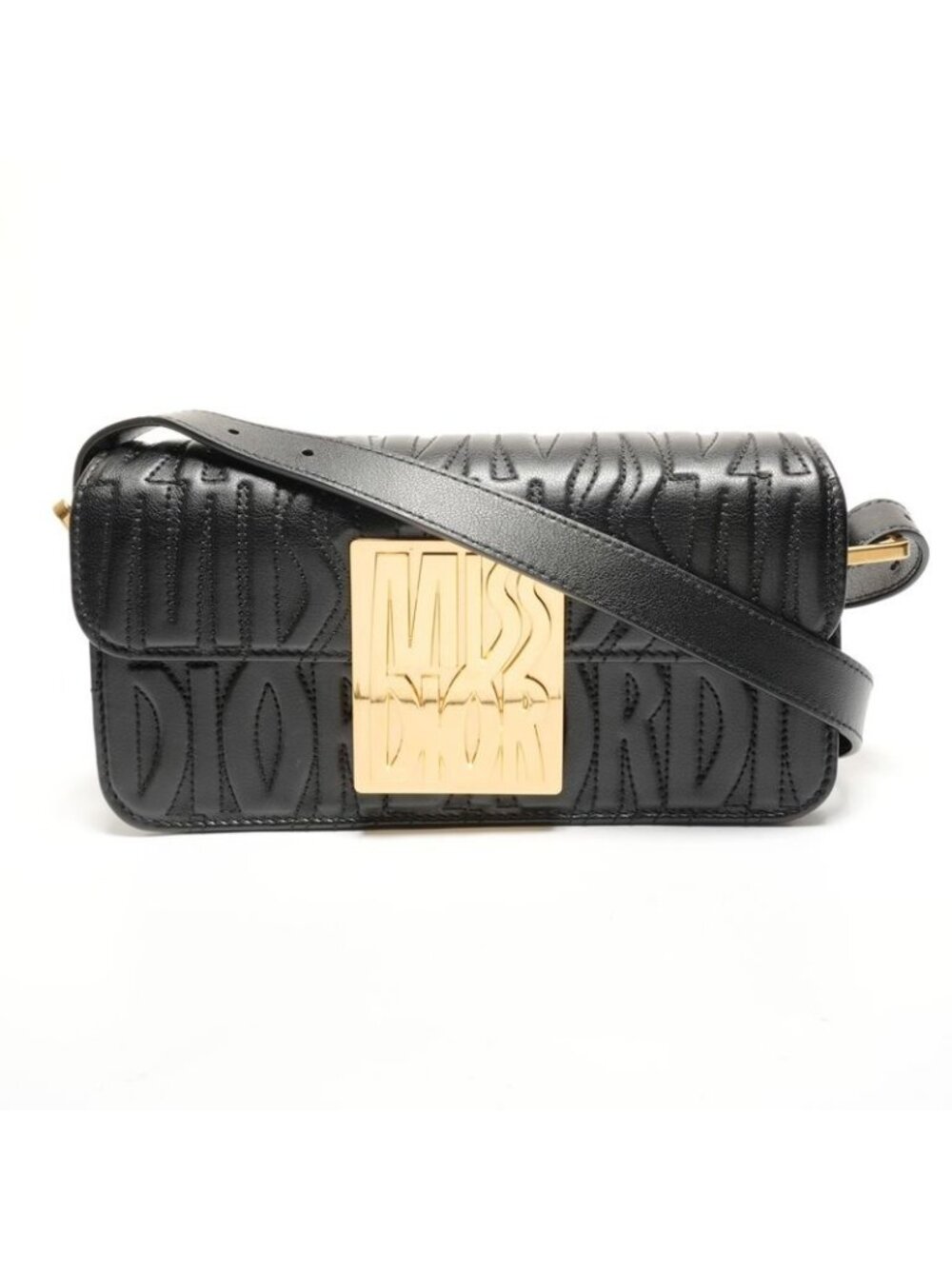 Dior Shoulder Bag Miss Dior Logo Plate